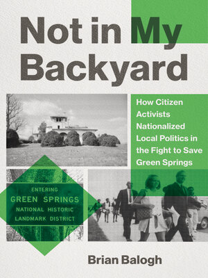 cover image of Not in My Backyard